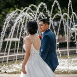 Crystal Wedding Dress Back Jewelry - Back Necklace - Cassandra Lynne