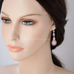Cubic Zirconia Earrings Pave Teardrop and Marquise - Earrings - Cassandra Lynne