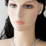 Cubic Zirconia Tennis Necklace and Earrings - Necklace Set - Cassandra Lynne