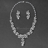 CZ Bridal Necklace Set of Multi - Shape Jewels - Necklace Set - Cassandra Lynne