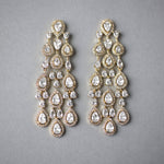 CZ Layered Chandelier Pear Drop Earrings - Earrings - Cassandra Lynne