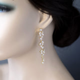 CZ Marquise Bridal Drop Earrings - Earrings - Cassandra Lynne