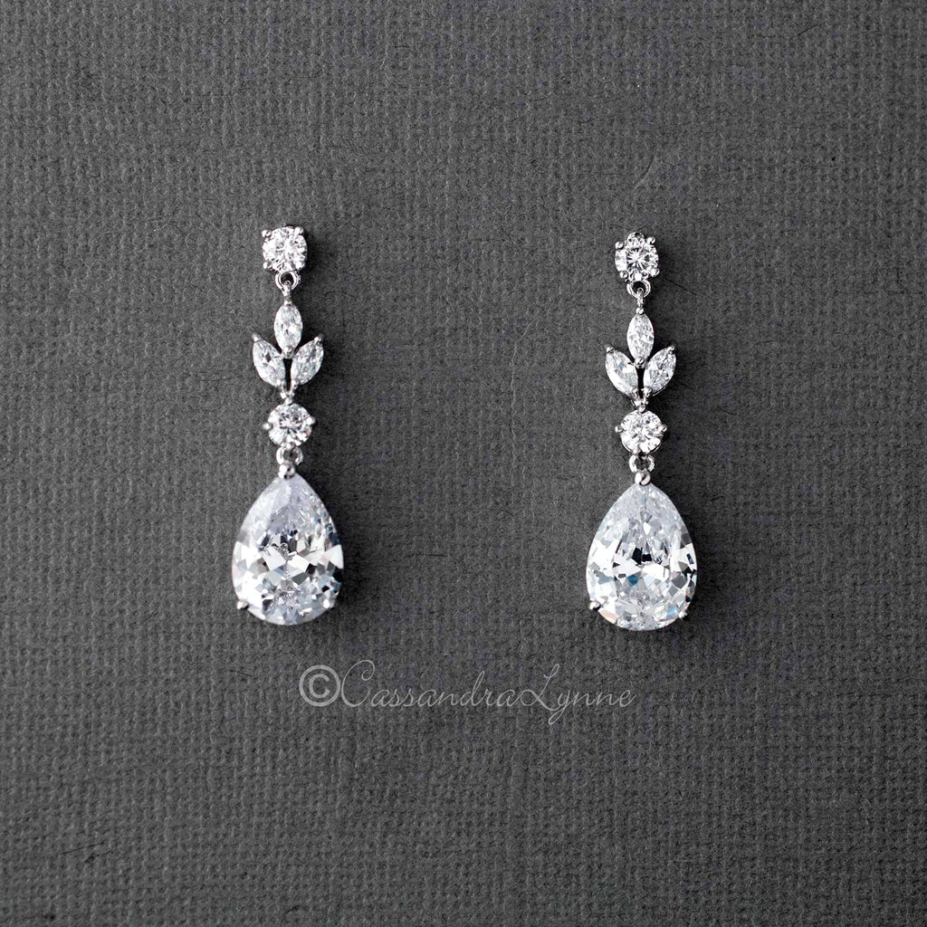 Buy Bridal Earrings Beach Wedding Earrings Wedding Jewelry Crystal Online  in India  Etsy