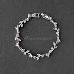 Delicate Crystal Vine Wedding Bracelet - Bracelet - Cassandra Lynne