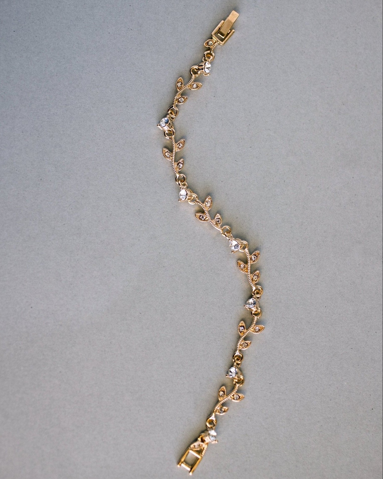 Delicate Crystal Vine Wedding Bracelet - Bracelet - Cassandra Lynne