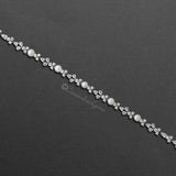 Delicate Freshwater Pearl CZ Bracelet - Bracelet - Cassandra Lynne