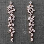 Delicate Multi Shape CZ Dangle Wedding Earrings - Earrings - Cassandra Lynne