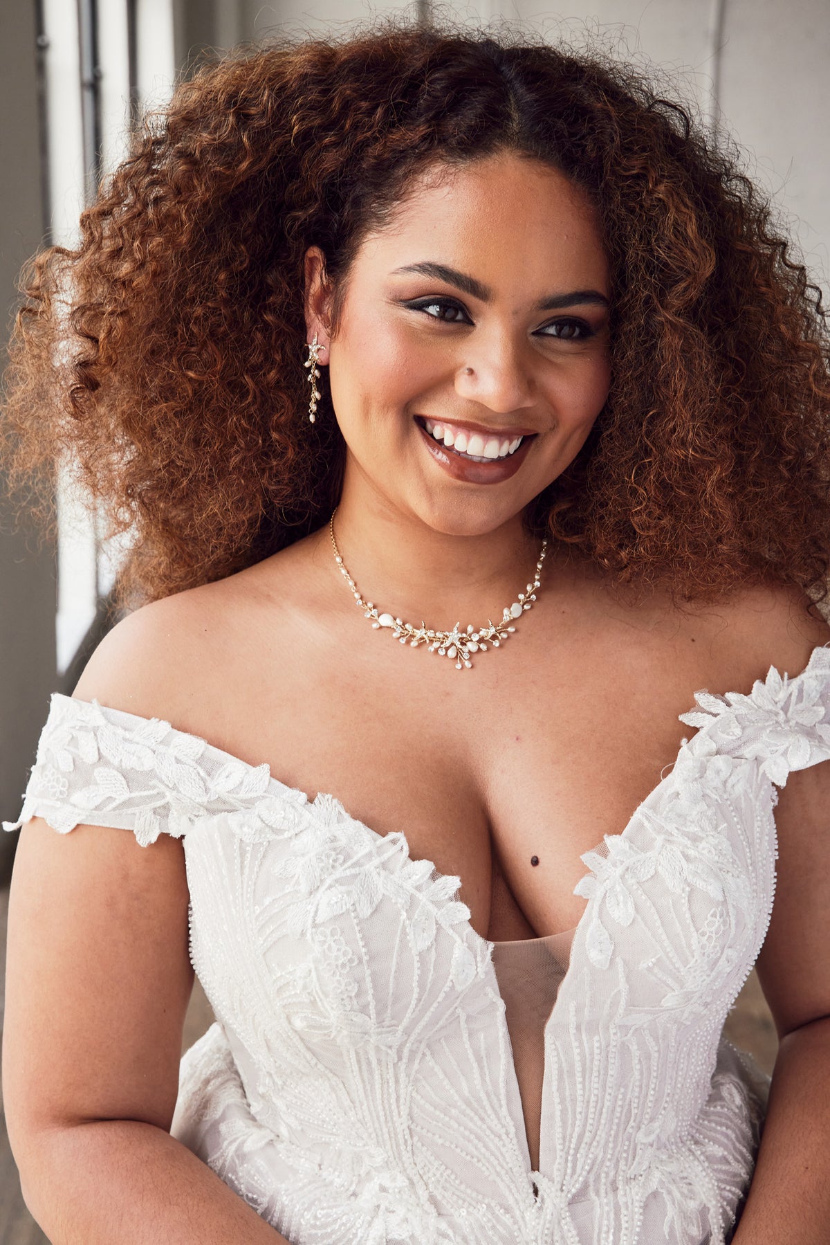 Starfish and Pearl Bridal Necklace Set - Cassandra Lynne