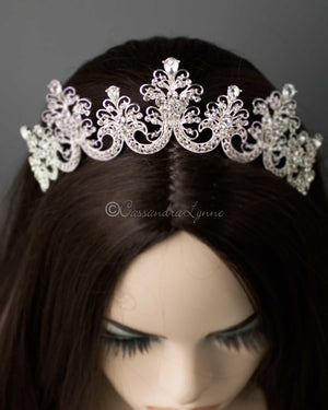 Fallon Scalloped Bridal Crown