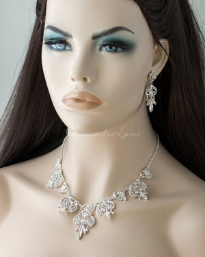 Filigree Bridal Necklace Set
