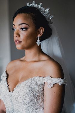 Full Circle Wedding Crown with Teardrop Pearls - Cassandra Lynne