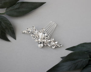 Waterdrop and Marquise Crystal Hair Comb Cassandra Lynne