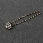 Gold Baguette Wedding Hair Pins Set - Hair Pins - Cassandra Lynne
