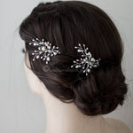 Ivory Pearl and Crystal Bridal Hair Pin - Hair Pins - Cassandra Lynne