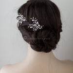 Ivory Pearl and Crystal Bridal Hair Pin - Hair Pins - Cassandra Lynne