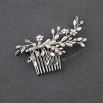 Ivory Pearl Wedding Hair Comb with Marquise Rhinestone - Hair Comb - Cassandra Lynne