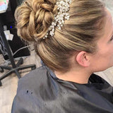 Jewel Spray Wedding Headpiece - Headband - Cassandra Lynne