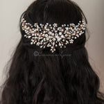 Jewel Spray Wedding Headpiece - Headband - Cassandra Lynne