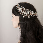 Jewel Spray Wedding Headpiece - Headband - Cassandra Lynne