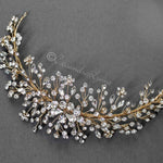 Jewel Spray Wedding Headpiece - Headband - Cassandra Lynne