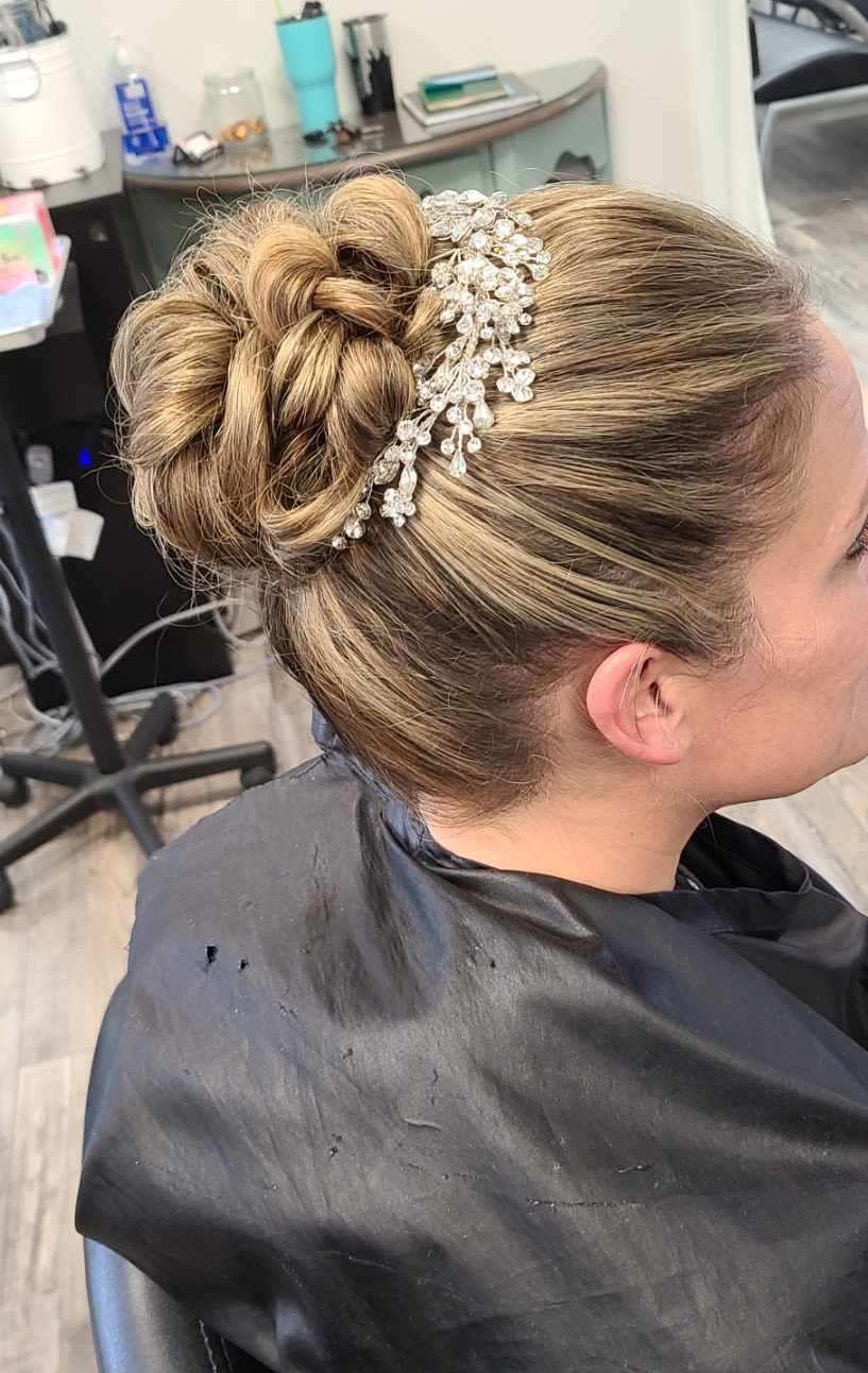 Jewel Spray Wedding Headpiece - Cassandra Lynne