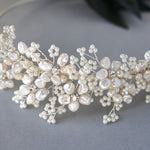 Keshi Pearls and Beads Side accent Headband - Headband - Cassandra Lynne