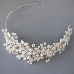 Keshi Pearls and Beads Side accent Headband - Headband - Cassandra Lynne