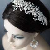 Keshi Pearls and Beads Side accent Headband - Headband - Cassandra Lynne