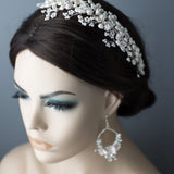Keshi Pearls and Beads Side accent Headband - Headband - Cassandra Lynne