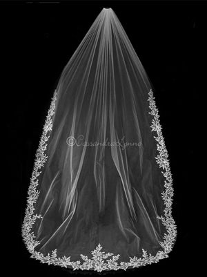 Lace Royal Cathedral Veil - Cassandra Lynne