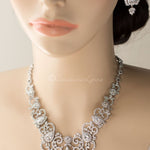 Luxury CZ Bridal Necklace and Earrings - Necklace Set - Cassandra Lynne