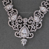 Luxury CZ Bridal Necklace and Earrings - Necklace Set - Cassandra Lynne