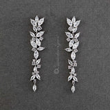 Marquise Cluster CZ Dangle Earrings - Earrings - Cassandra Lynne