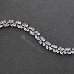 Marquise Leaf and Pear CZ Bracelet - Bracelet - Cassandra Lynne