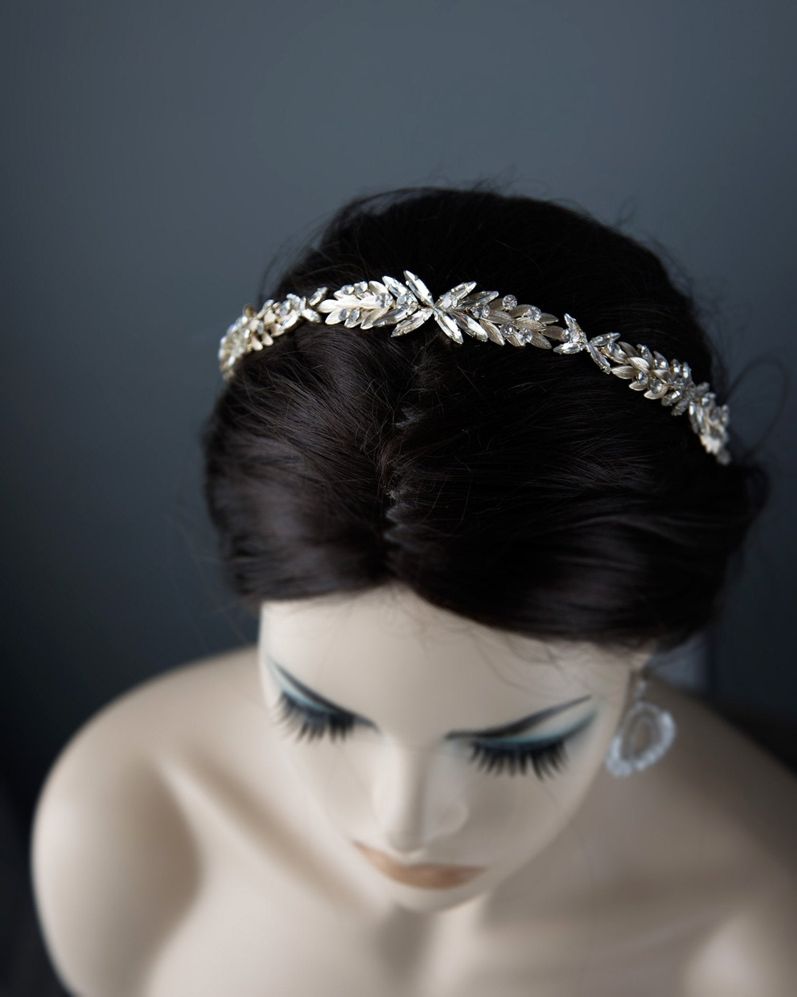 Marquise Leaves Wedding Headband - Cassandra Lynne