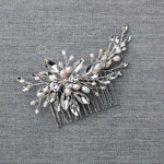 Marquise Spray Bridal Comb with Pearls - Hair Comb - Cassandra Lynne