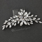Marquise Spray Bridal Hair Comb - Hair Comb - Cassandra Lynne