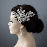 Maximalist Crystal Wedding Headpiece - Hair Clips - Cassandra Lynne