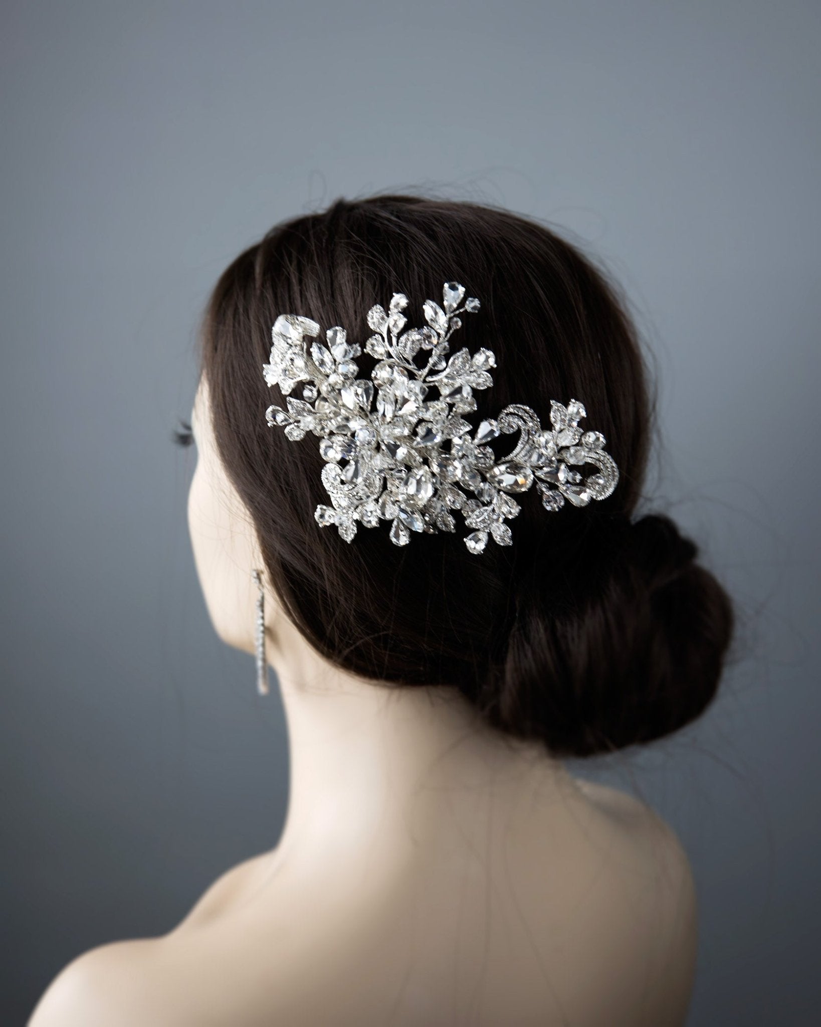 Maximalist Crystal Wedding Headpiece - Hair Clips - Cassandra Lynne
