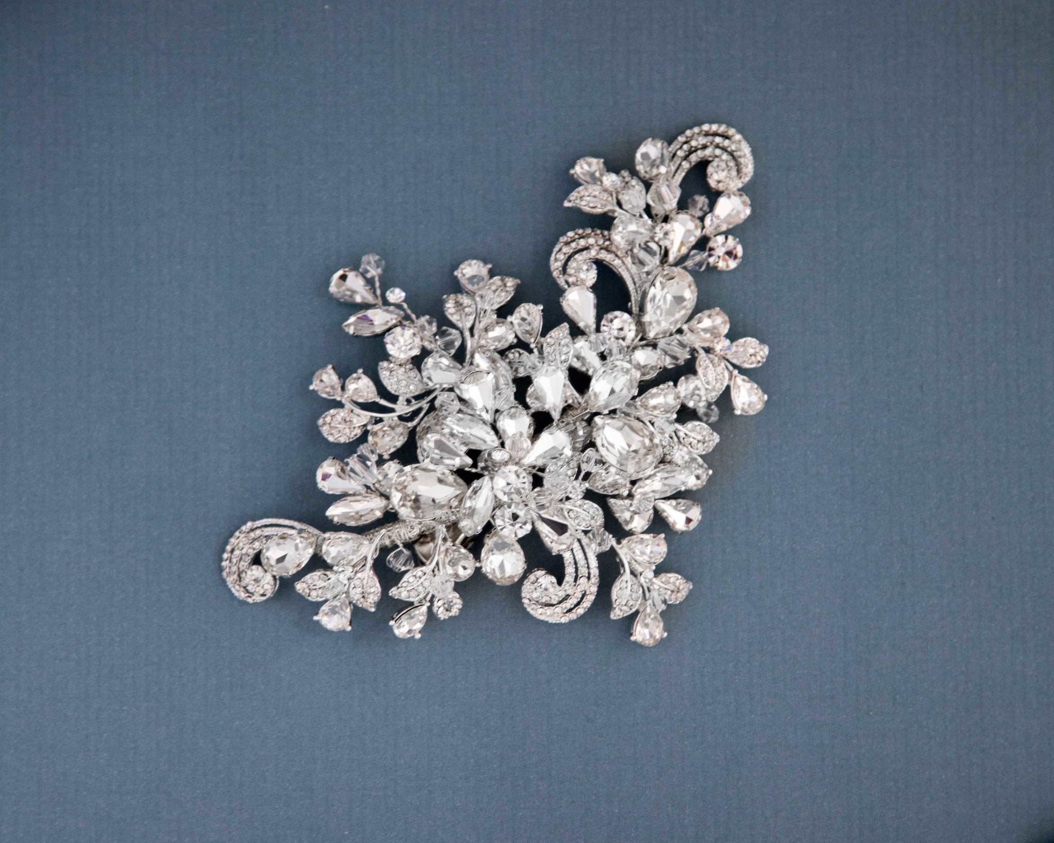 Maximalist Crystal Wedding Headpiece - Hair Clips - Cassandra Lynne
