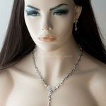 Minimalist Flowers Wedding Necklace Set - Necklace Set - Cassandra Lynne