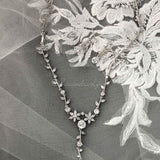 Minimalist Flowers Wedding Necklace Set - Necklace Set - Cassandra Lynne