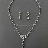 Minimalist Flowers Wedding Necklace Set - Necklace Set - Cassandra Lynne