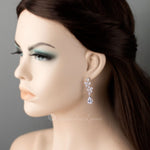 Multi - Shape Cluster CZ Bridal Earrings - Earrings - Cassandra Lynne