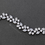 Multi Shape Cubic Zirconia Bracelet for Weddings - Bracelet - Cassandra Lynne