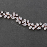 Multi Shape Cubic Zirconia Bracelet for Weddings - Bracelet - Cassandra Lynne