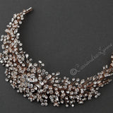 Multi - shape Jewels Wedding Headpiece - Headband - Cassandra Lynne