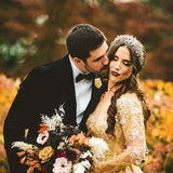 Multi - shape Jewels Wedding Headpiece - Headband - Cassandra Lynne