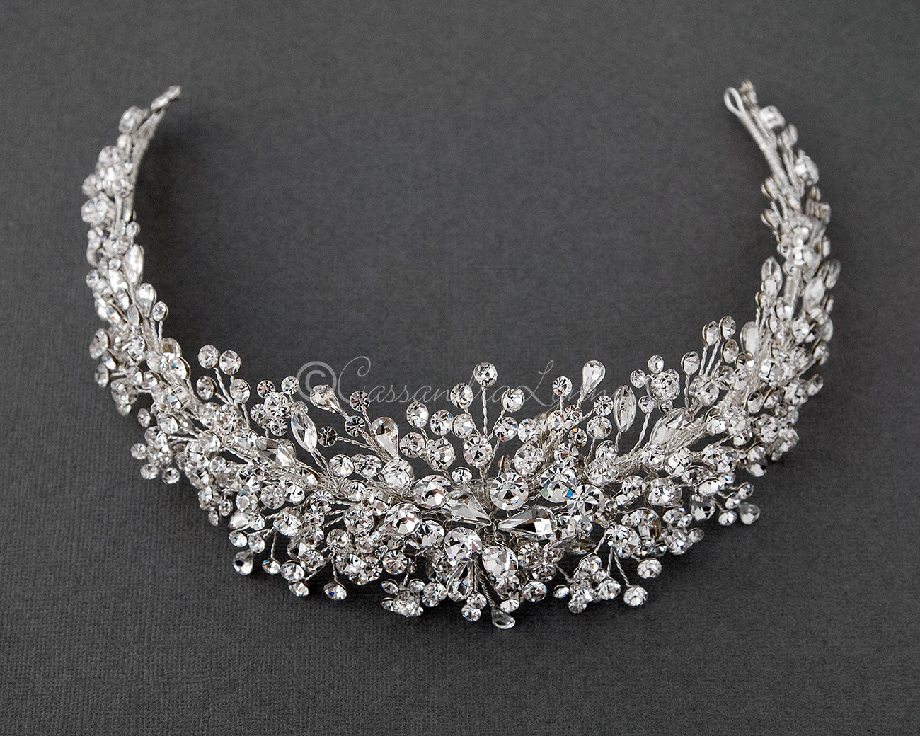 Multi-shape Jewels Wedding Headpiece - Cassandra Lynne