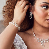 Nautical Wedding Starfish Bracelet with Pearls - Bracelet - Cassandra Lynne